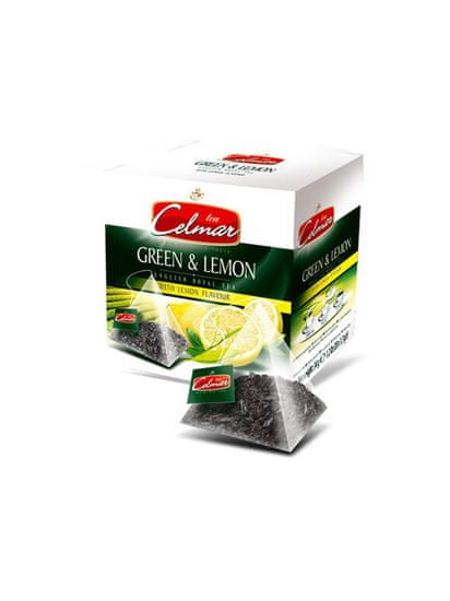 Celmar zeleni čaj Green&Lemon, 20 piramidastih vrećica. 6 paketa