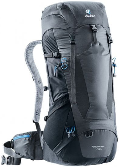 Deuter Futura Pro 44 EL ruksak, crno-sivi