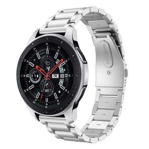 eses 1530001061 metalni remen za Samsung Galaxy Watch 42 mm/Samsung Gear Sport/Garmin Vivoactive 3, srebrni