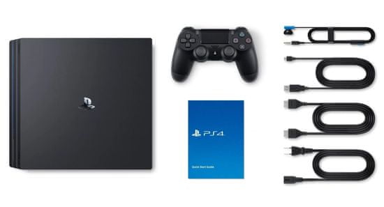 Sony Playstation 4 Pro igra a konzola 1 TB crna VCH Fortnite