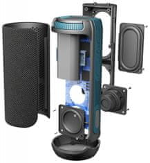 CellularLine Bluetooth zvučnik Twister, STS, DualDriver, IPX4 (kapljice)