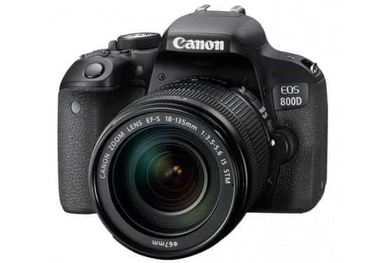 Canon EOS 800D zrcalno refleksni fotoaparat + EFS 18-135 IS STM objektiv