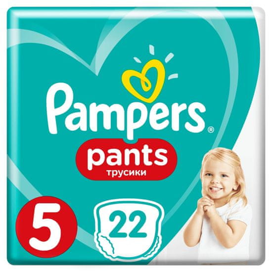 Pampers Pants 5 (12-17 kg) Carry Pack pelene gaćice, 22 komada