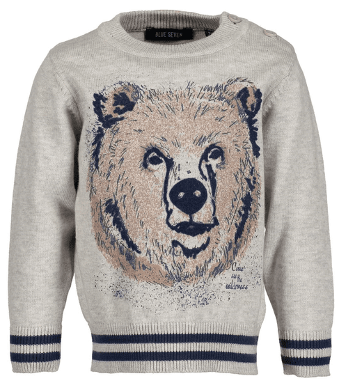 Blue Seven pulover za dječake s motivom medvjeda