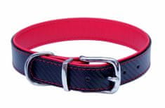 BAFPET ogrlica za psa CARBON, crvena, 45 cm