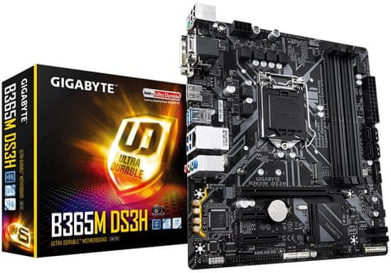 Gigabyte B365M DS3H, DDR4, USB 3.1 Gen1, LGA1151, Micro ATX matična ploča