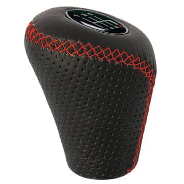 Sumex ručica mjenjača, crna s crvenim šavovima, podignuta za vožnju unatrag