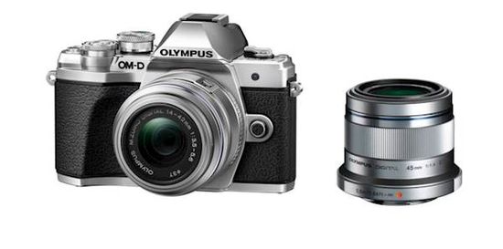 Olympus OM-D E-M10 III fotoaparat, srebrni + 14-42mm II R objektiv, srebrni + 45mm 1:1,8