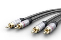 Goobay Stereo cinch audio priključni kabel, 3 m