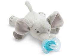 Philips Avent plišana igračka s dudom, slon
