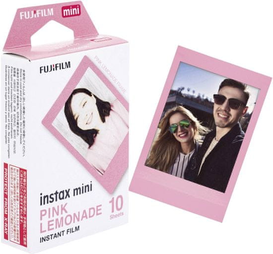 FujiFilm Instax Mini Pink Lemonade film, 10x