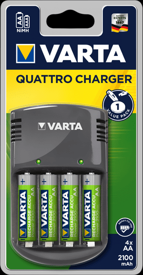 Varta punjač baterija Quattro Charger + 4 AA 2100 57617201451