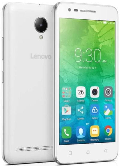 Lenovo C2 Power mobilni telefon, 2GB/16GB, Dual SIM, bijela