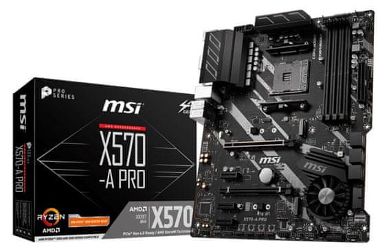 MSI X570-A PRO, DDR4, USB 3.1 Gen2, AM4, ATX matična ploča