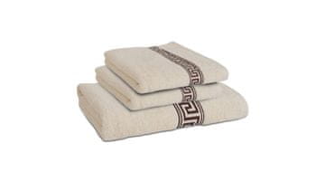 B.E.S. Petrovice Greek, set ručnika, krem
