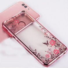 maska za Samsung Galaxy A10 A105, roza s ružama