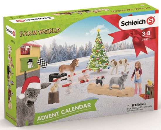 Schleich adventski kalendar 2019 - Domaće životinje