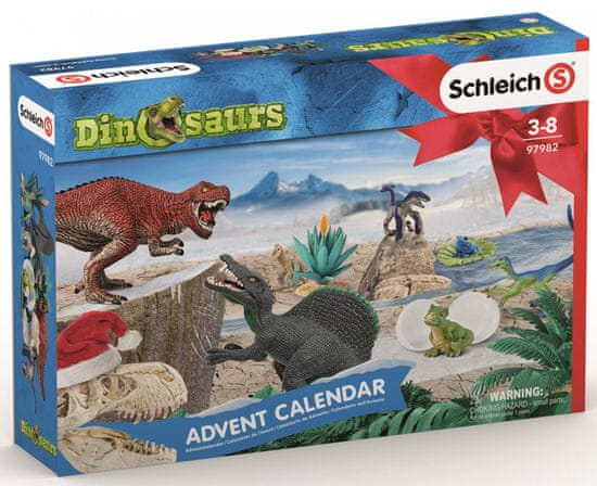 Schleich adventski kalendar 2019, Dinosauri
