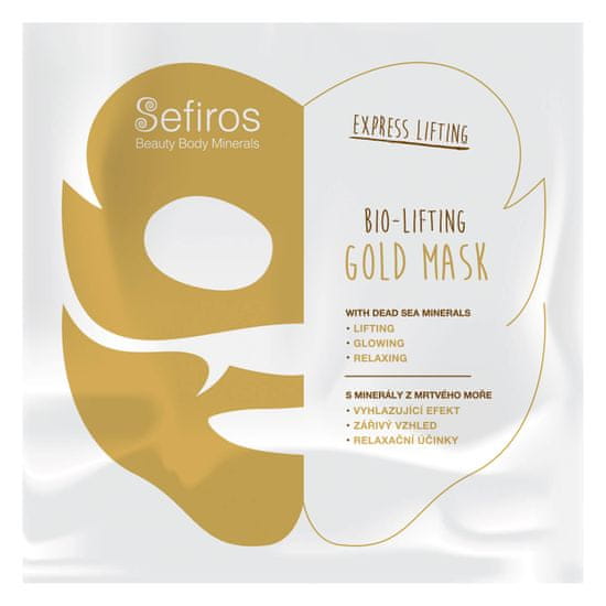 Sefiros Gold Mask maska za lice s mineralima iz Mrtvog mora, 20 ml
