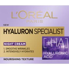 Loreal Paris Hyaluron Specialist noćna hidratantna krema, za obnavljanje volumena, 50ml