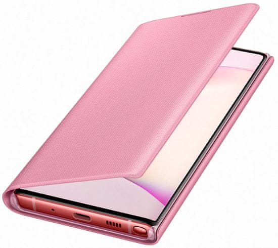 Samsung flip maska s LED View za Galaxy Note 10, roza (EF-NN970PPEGWW)