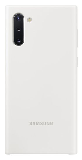 Samsung stražnji poklopac za Galaxy Note 10, silikonski, bijeli (EF-PN970TWEGWW)