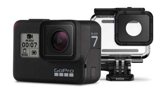 GoPro Hero 7 sportska kamera, crna + Super Suit zaštita