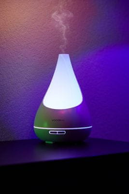 Vocolinc Smart Aroma Diffuser Flowerbud, difuzor i osvježivač, ultrazvučna tehnologija, LED osvjetljenje, kontrola aplikacije, glas, Wi-Fi