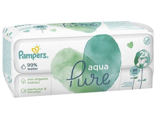 Pampers Aqua Pure hidratantne maramice, 2x 48 komada