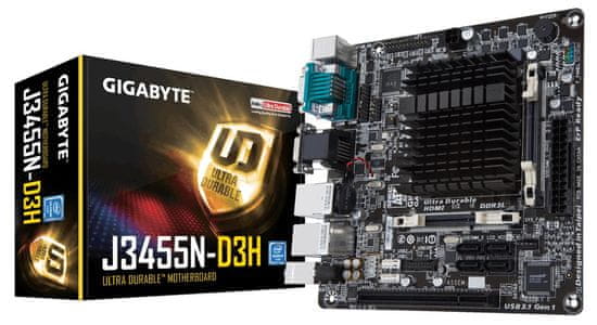 Gigabyte J3455N-D3H, Celeron J3455, DDR3L, USB 3.1 Gen1, Mini-ITX matična ploča