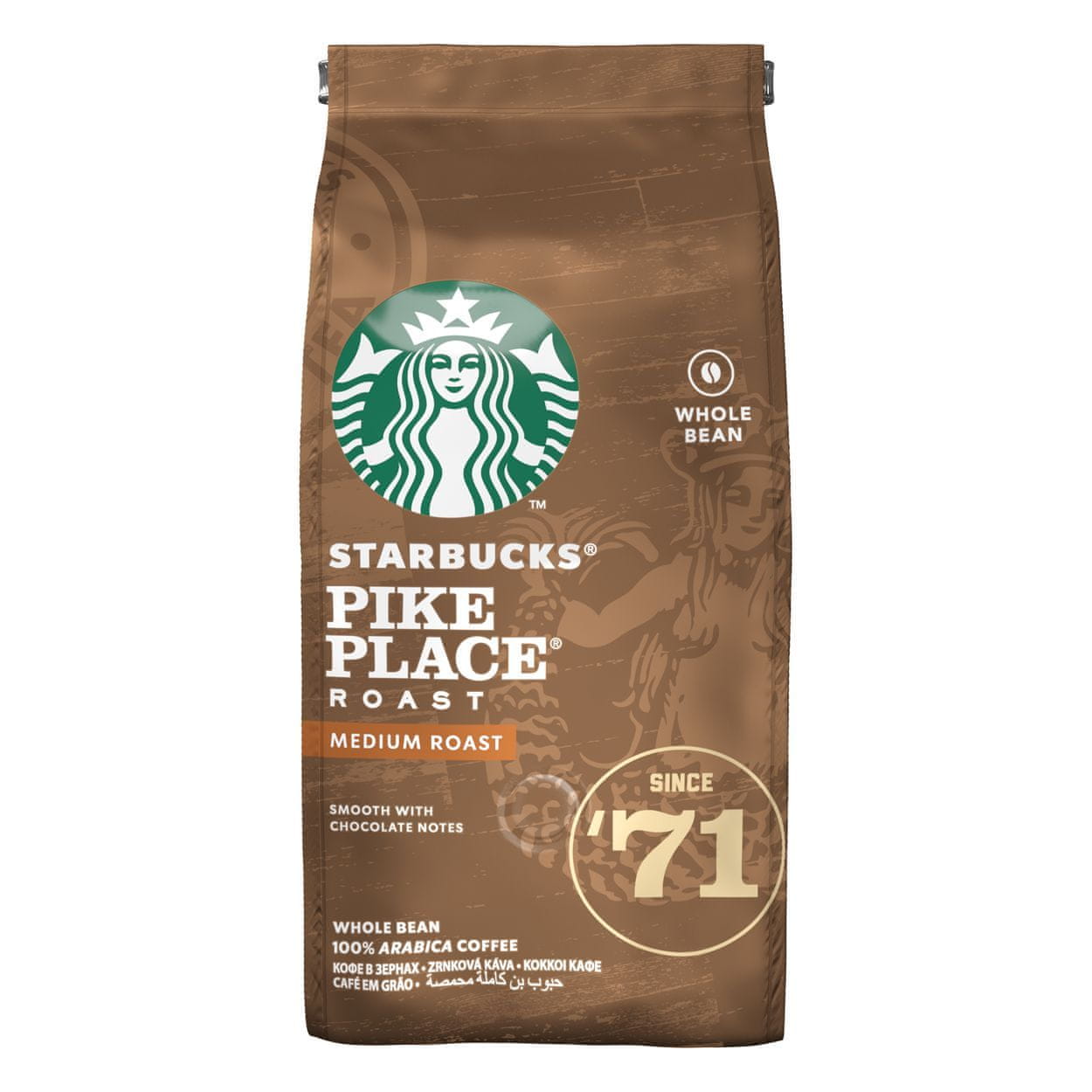 Starbucks Medium Pike Place kava u zrnu, 200 g