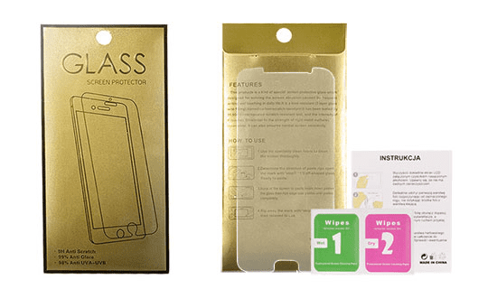 Gold zaštitno staklo za Xiaomi Redmi Note 7, kaljeno, zlatno