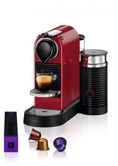 Nespresso Krups Citiz & Milk Red XN761510 aparat za kavu