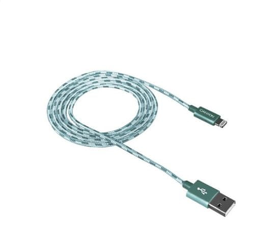 Canyon Pleteni 8-pin Lightning – USB kabel za iPhone 5/6/7, CNE-CFI3G
