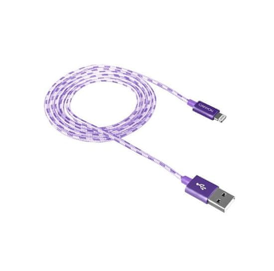 Canyon Pleteni 8-pin Lightning/USB kabel za iPhone, CNE-CFI3P