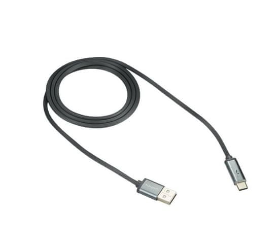 Canyon Moderan metalni kabel za sinkronizaciju i punjenje, tamno sivi, CNS-USBC6DG