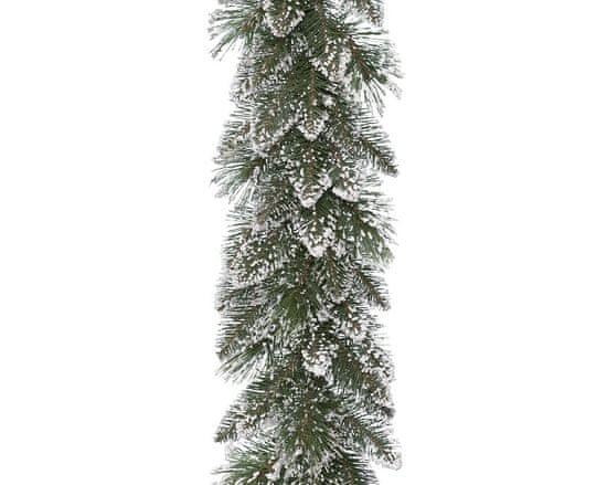 Kaemingk Girlanda "Finley" sa smrznutim efektom, 270 cm, PVC mješavina