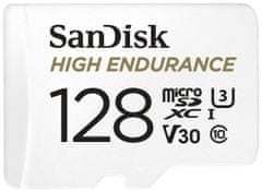SanDisk Micro SDXC High Endurance memorijska kartica, 128 GB + adapter