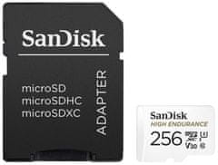 SanDisk Micro SDXC High Endurance memorijska kartica, 256 GB + adapter