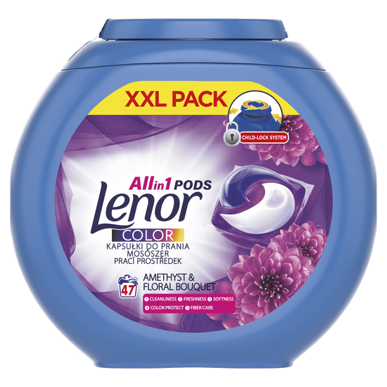 Lenor gel kapsule Amethyst Color, za 47 pranja