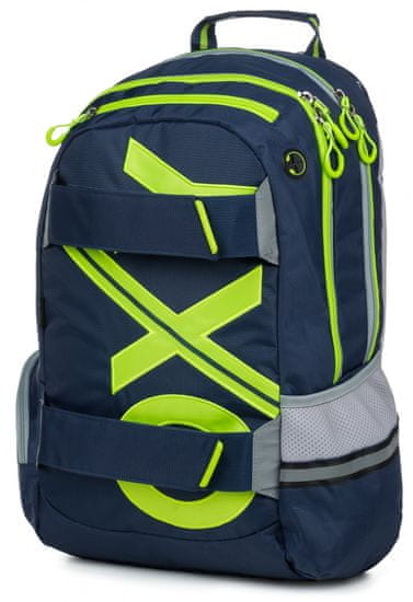 Oxybag anatomski ruksak OXY SPORT Blue Line Green, zeleni