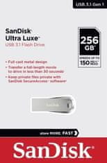 SanDisk Ultra Luxe USB stick, 256 GB