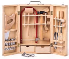 Woody Metalni alati u drvenoj kutiji - veliki