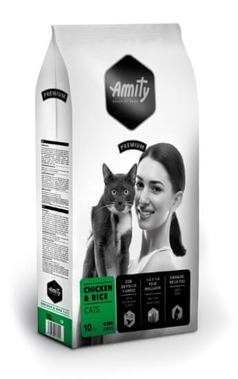 Amity hrana za mačke Premium cat Chicken & Rice, 10 kg