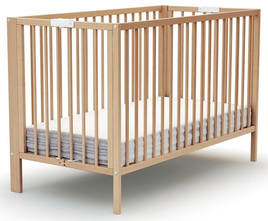 AT4 sklopivi dječji krevet EVOLUTION, 60 × 120 cm