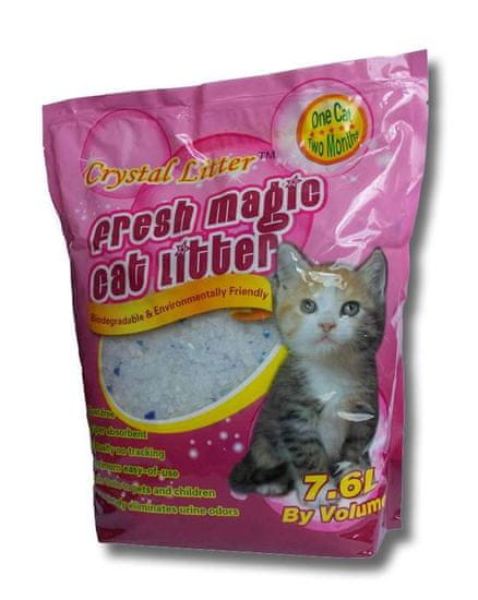 Crystal Litter pijesak za mačji WC Crystal Litter Cat, 7,6 l