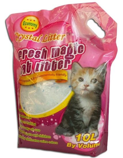 Crystal Litter pijesak za mačji WC Crystal Litter Cat, 10 l