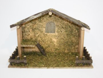 DUE ESSE drvene jaslice bez figura, 40x26 cm