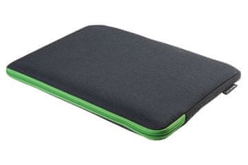 Gecko Universal Zipper sleeve torba za prijenosno računalo, 15", tamno siva