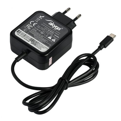 Akyga AK-ND-60-45 W (USB tip C) Punjač za prijenosna računala, pametne telefone i tablete